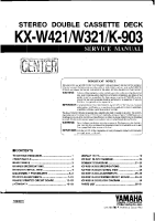 Yamaha KXW-321-421 - Service Manual